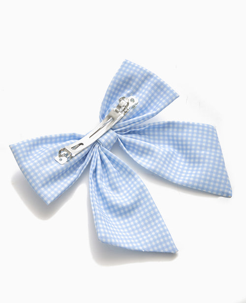 Barrette avec grand nœud vichy - PIMKIE - 5