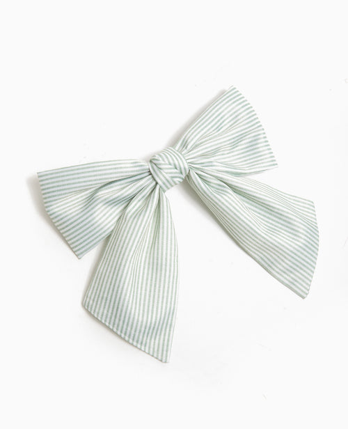 Barrette avec nœud rayé - PIMKIE - 2