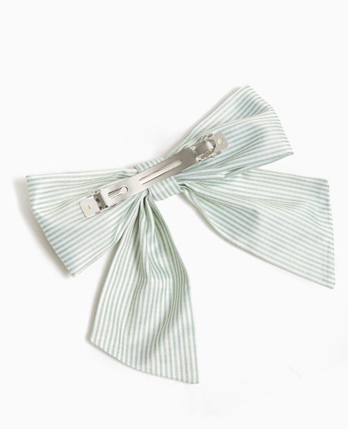 Barrette avec nœud rayé - PIMKIE - 4