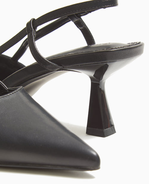 Escarpins ouverts bouts pointus et talons bobines - PIMKIE - 5