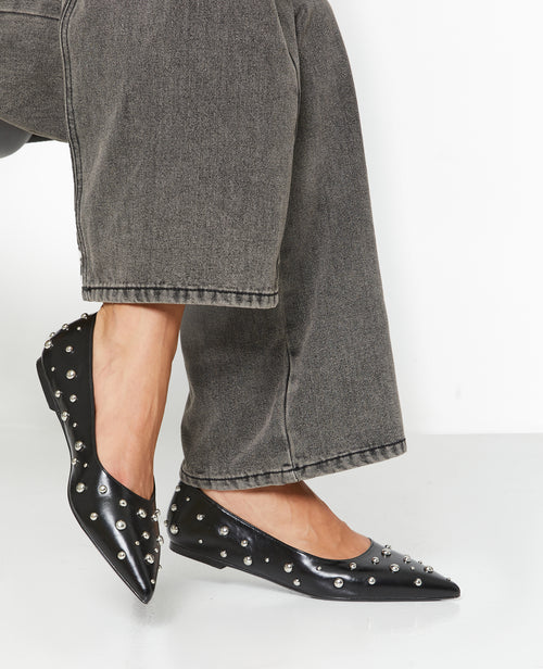 Ballerines pointues avec clous - PIMKIE - 1