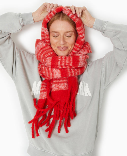 Echarpe en maille extra douce avec franges - PIMKIE - 4