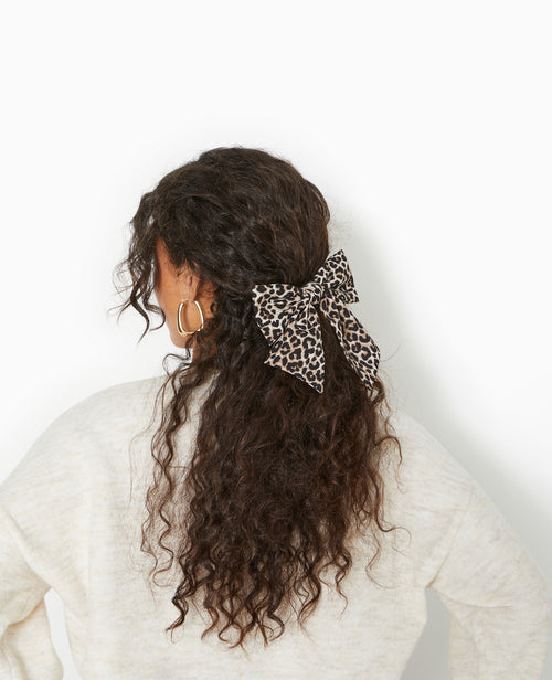Pince avec nœud motif léopard - PIMKIE - 4