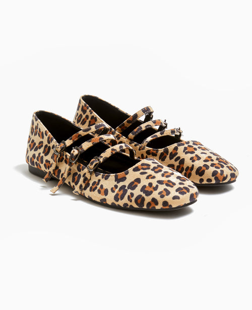 Ballerines motif léopard avec 3 brides - PIMKIE - 1