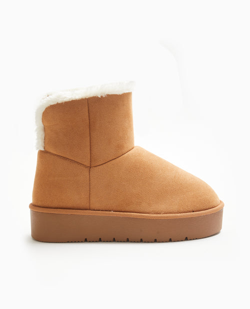 Boots fourrées en suédine - PIMKIE - 3