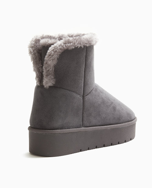 Boots fourrées en suédine - PIMKIE - 4