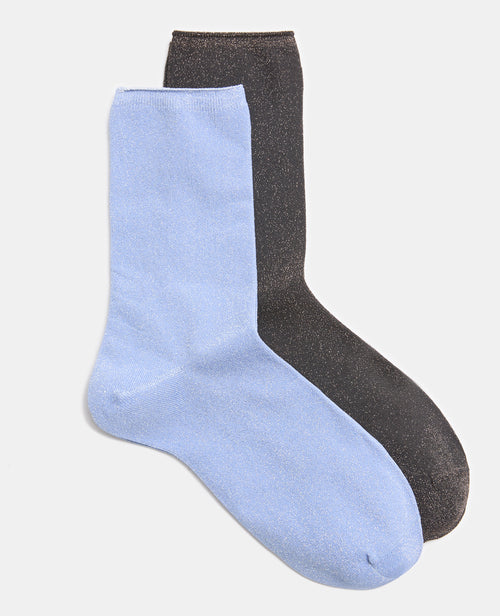 Lot de 2 paires de chaussettes avec lurex - PIMKIE - 1