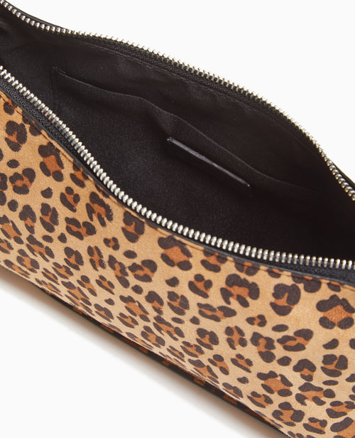 Sac porté épaule effet double poche motif léopard - PIMKIE - 4