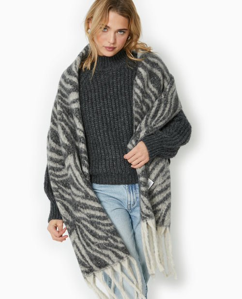 Maxi écharpe motif zèbre - PIMKIE - 1