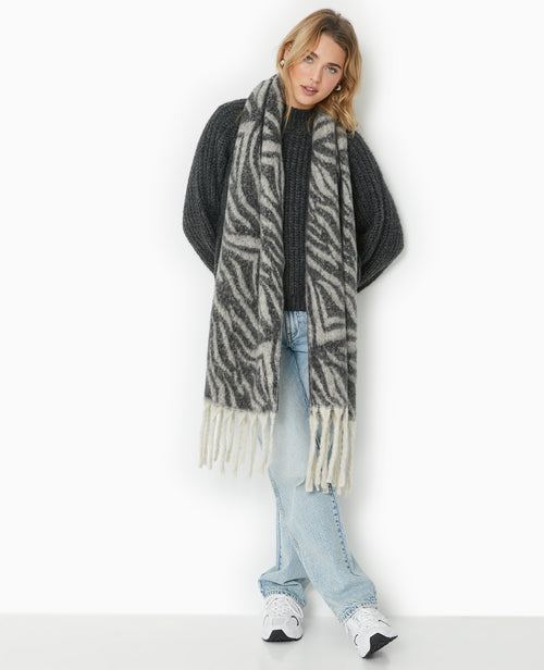 Maxi écharpe motif zèbre - PIMKIE - 4