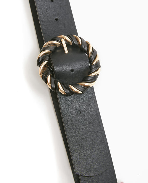 Ceinture avec boucle ronde effet torsadé - PIMKIE - 4