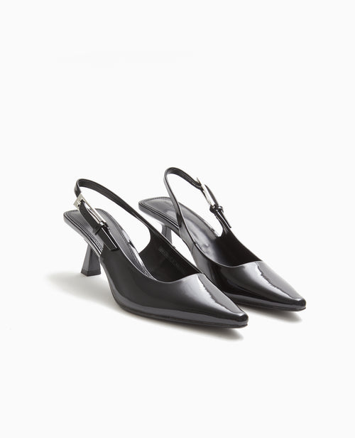 Escarpins ouverts bouts pointus talons bobines - PIMKIE - 1