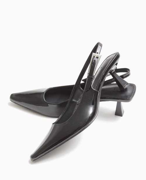 Escarpins ouverts bouts pointus talons bobines - PIMKIE - 5