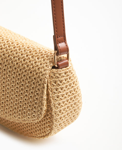 Sac boxy en raphia - PIMKIE - 5