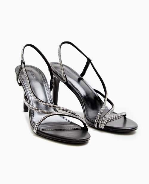 Sandales à talon avec brides strass - PIMKIE - 1