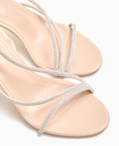 Sandales à talon avec brides strass - PIMKIE - 5