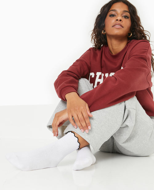 Lot de 2 paires de chaussettes avec bords contrastés - PIMKIE - 2