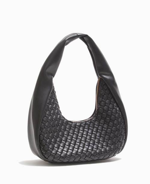 Sac demi-lune en simili tressé - PIMKIE - 1