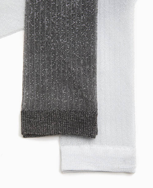 Lot de 2 paires de chaussettes avec lurex - PIMKIE - 3
