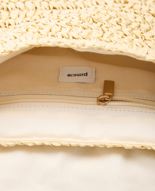 Sac en raphia avec bandoulière en chaine - PIMKIE - 3