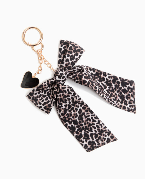 Déco de sac nœud léopard et cœur - PIMKIE - 2