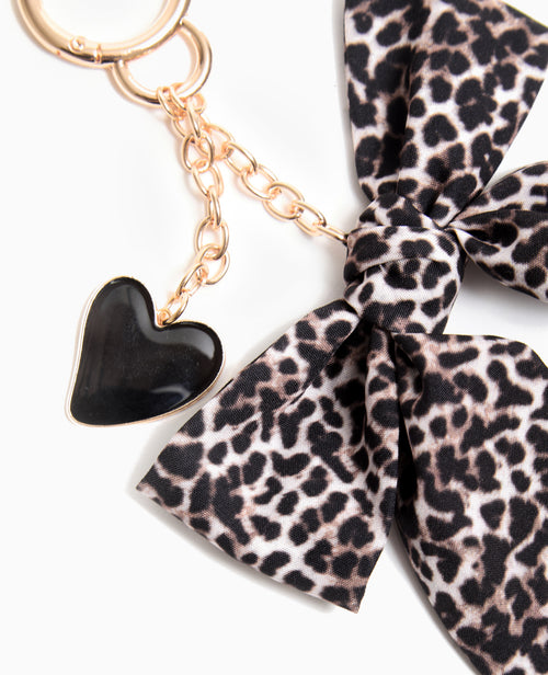 Déco de sac nœud léopard et cœur - PIMKIE - 3