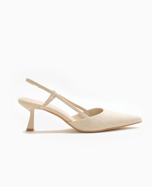 Escarpins ouverts bouts pointus et talons bobines - PIMKIE - 3