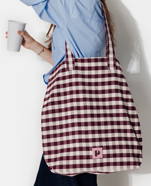 Tote bag motif vichy - PIMKIE - 2