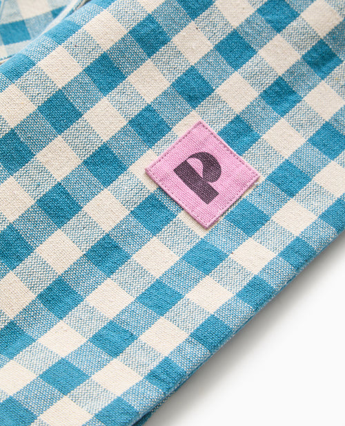 Grand totebag en tissu épais motif vichy - PIMKIE - 4