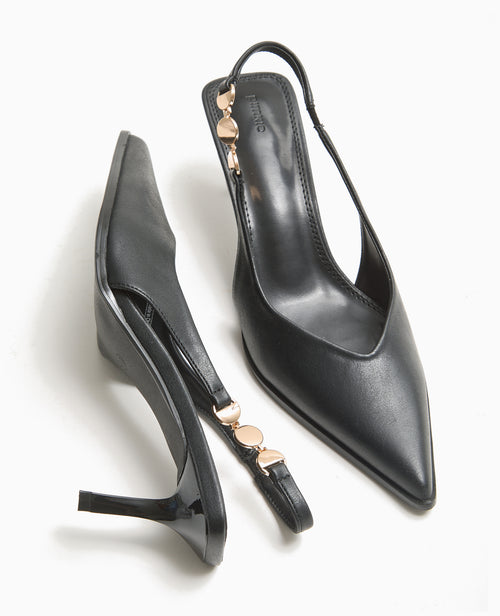 Escarpins bout pointu talon ouvert - PIMKIE - 7