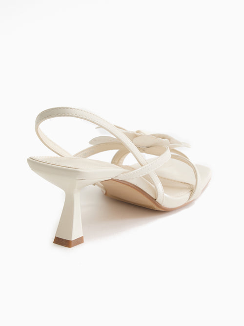 Sandales à talon avec fleur - PIMKIE - 4