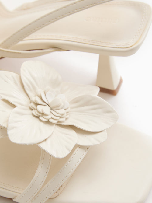 Sandales à talon avec fleur - PIMKIE - 6