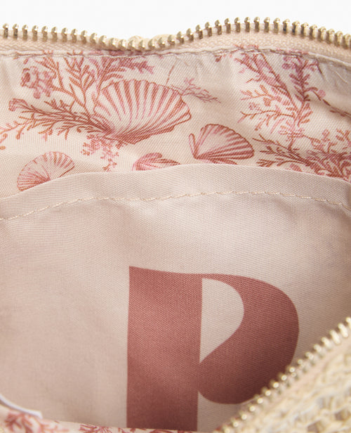 Sac en raphia avec bandoulière chaîne et coquillages - PIMKIE - 4