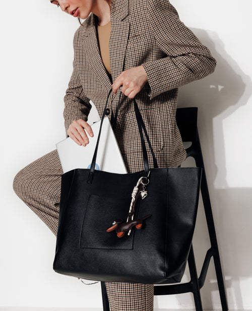 Grand sac en simili avec poche et poignées - PIMKIE - 1