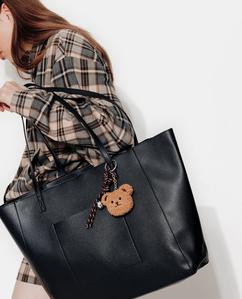 Grand sac en simili avec poche et poignées - PIMKIE - 2