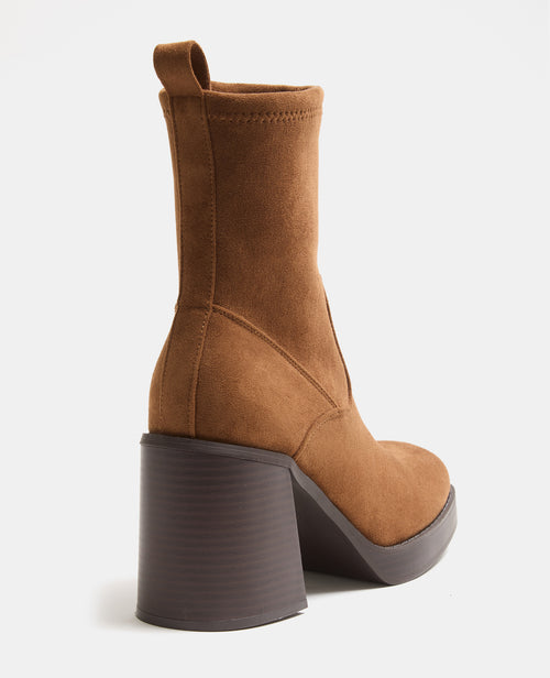 Boots en suédine semelles plateformes et talons - PIMKIE - 3