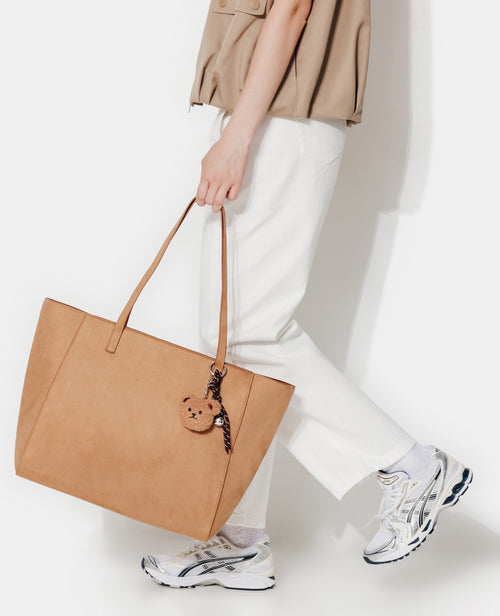 Grand sac en suédine avec poche et poignées - PIMKIE - 2