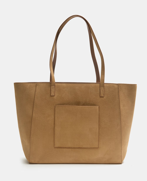 Grand sac en suédine avec poche et poignées - PIMKIE - 3