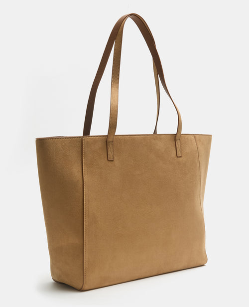 Grand sac en suédine avec poche et poignées - PIMKIE - 4