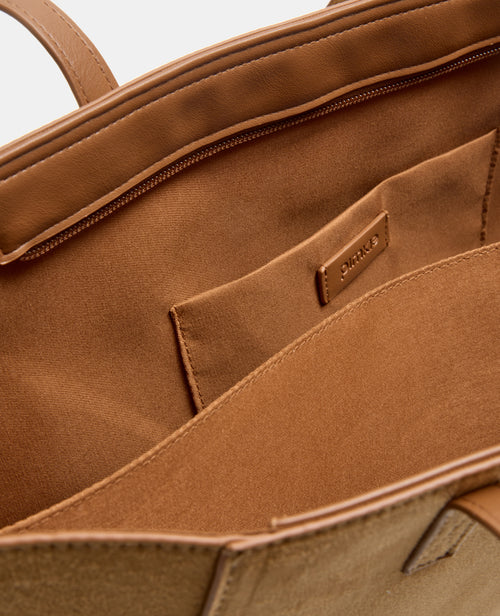 Grand sac en suédine avec poche et poignées - PIMKIE - 6