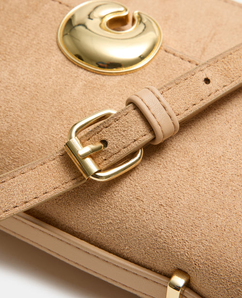 Petit sac boxy en suédine avec boucle fantaisie - PIMKIE - 4