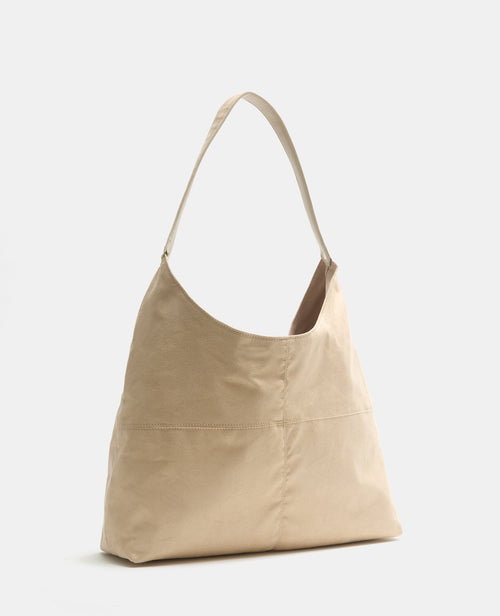 Grand sac en suédine porté épaule - PIMKIE - 2