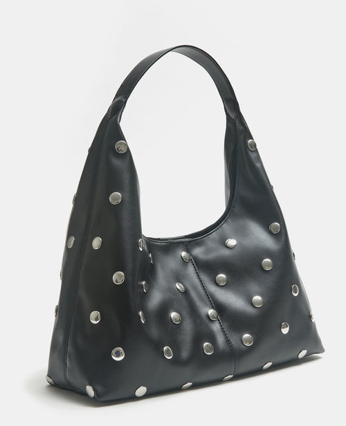 Grand sac en simili souple avec clous en all over - PIMKIE - 2