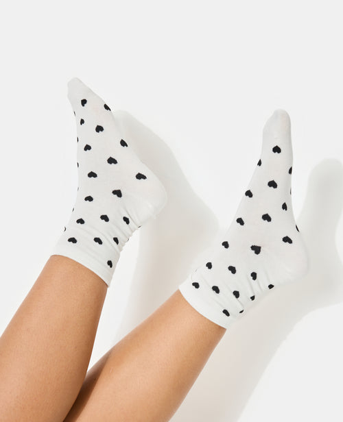 Lot de 2 paires de chaussettes motif cœurs - PIMKIE - 2