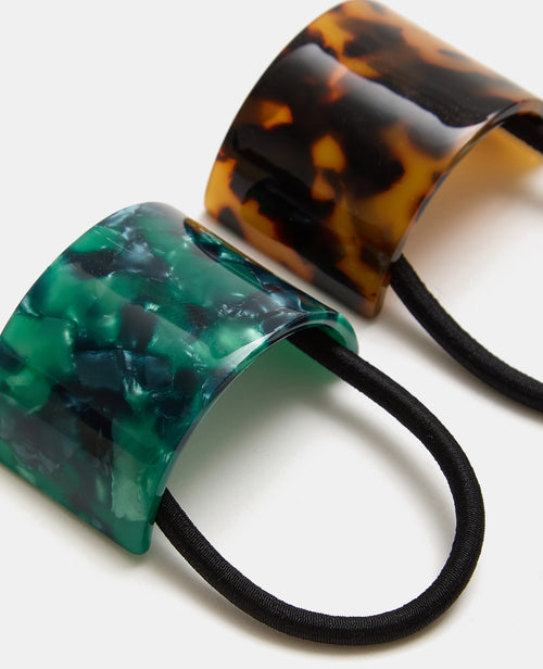 Lot de 2 élastiques avec déco façon écaille - PIMKIE - 3