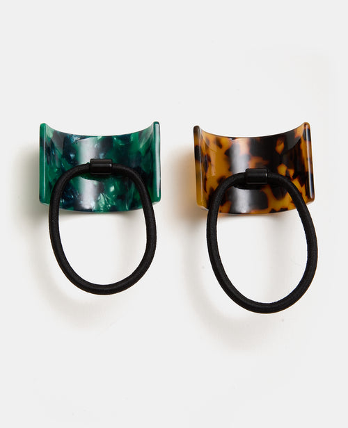 Lot de 2 élastiques avec déco façon écaille - PIMKIE - 5