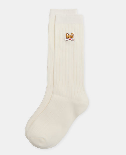 Paire de chaussettes avec broderie chien - PIMKIE - 1