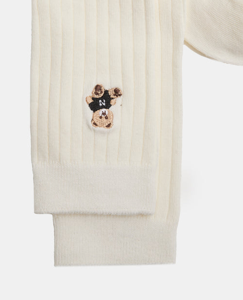 Paire de chaussettes avec broderie ourson - PIMKIE - 3