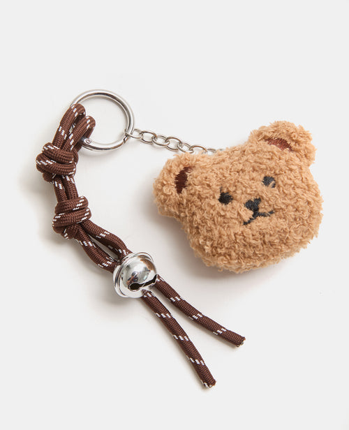 Déco de sac tête de nounours avec corde et clochette - PIMKIE - 1