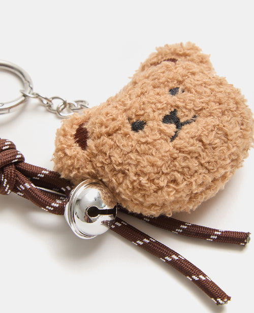 Déco de sac tête de nounours avec corde et clochette - PIMKIE - 4